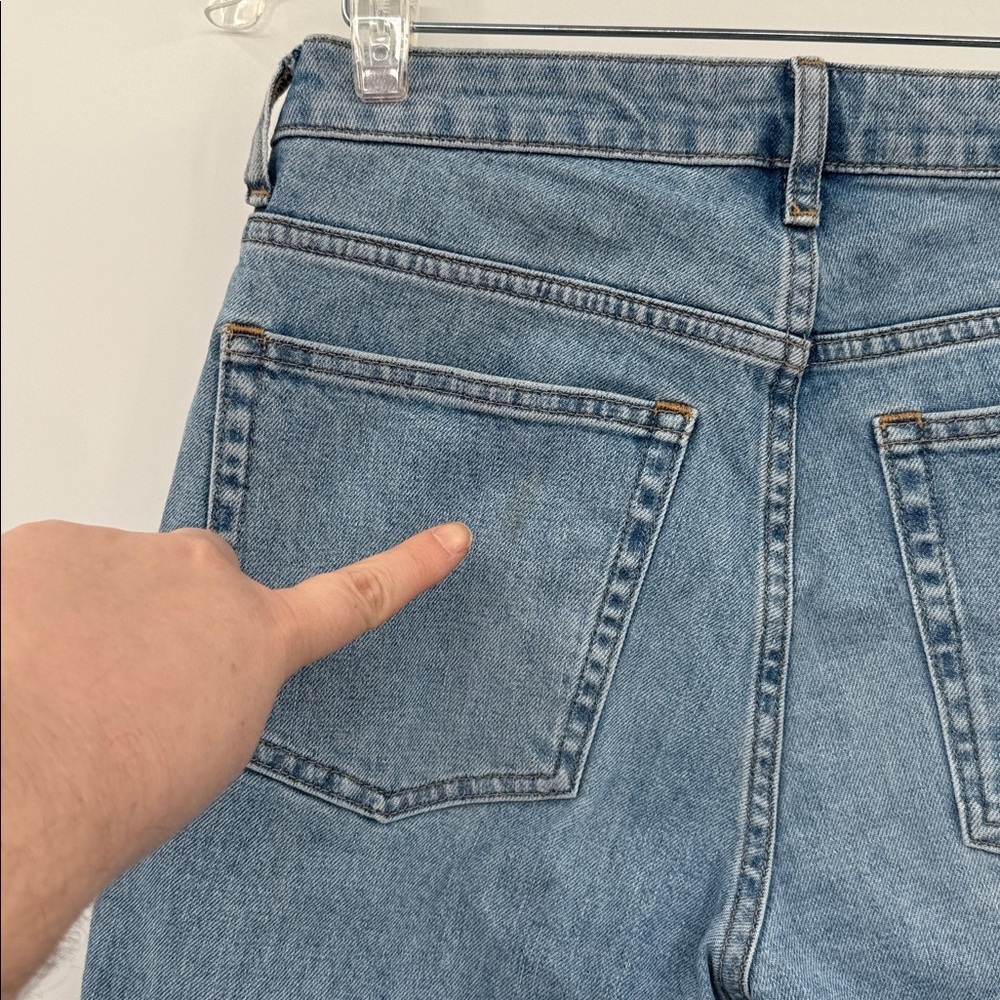 Everlane The Curvy Cheeky Ankle Jean Lighter Blue Jeans Size 27 - Picture 8 of 12